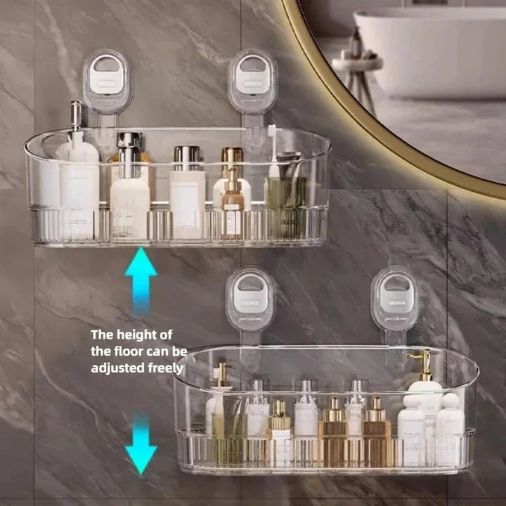 Strong Adhesive Shower Caddy with 11lb Weight Limit