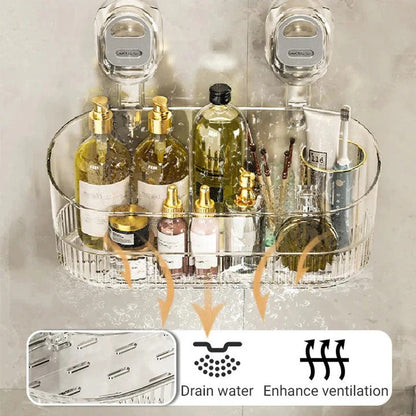 Strong Adhesive Shower Caddy with 11lb Weight Limit