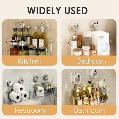 Strong Adhesive Shower Caddy with 11lb Weight Limit