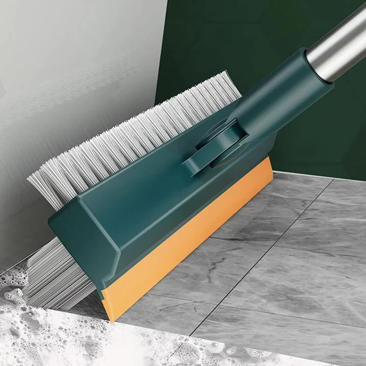 Heavy Duty Floor Cleaning Brush with Scraper