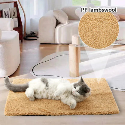 Warm Plush Orthopedic Pet Bed Mat