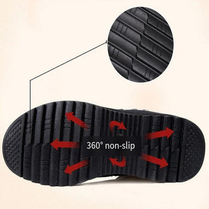 Warm Insulated Snow Boots for Women with Grip Soles