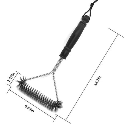 Durable Metal Grill Cleaner Brush for BBQs