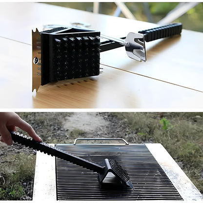 BBQ Grill Cleaning Tool Kit with Scraper and Sponge