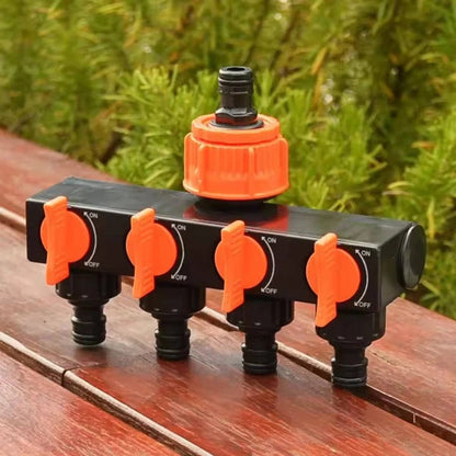 Multi Port Brass Hose Connector for Outdoor Watering