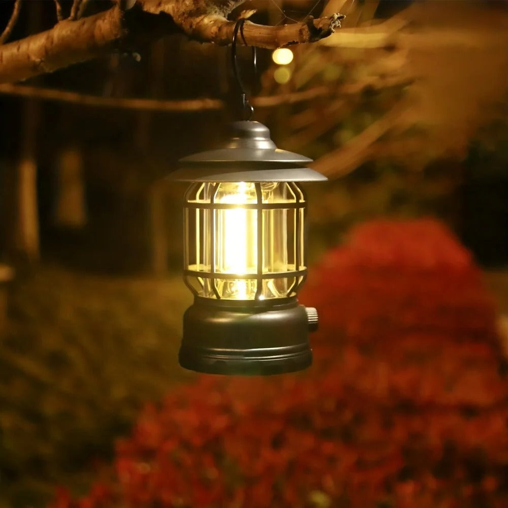 Compact Rechargeable Camping Lantern with Adjustable Brightness
