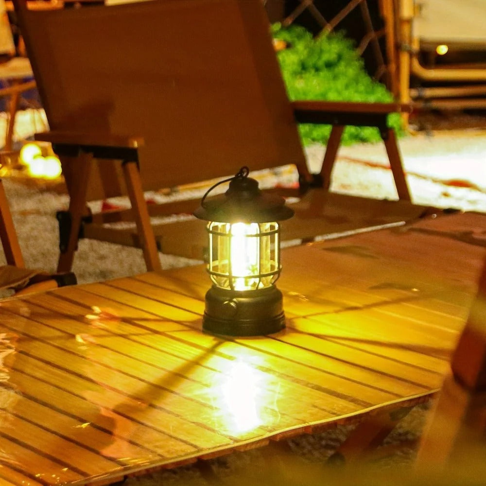 Compact Rechargeable Camping Lantern with Adjustable Brightness