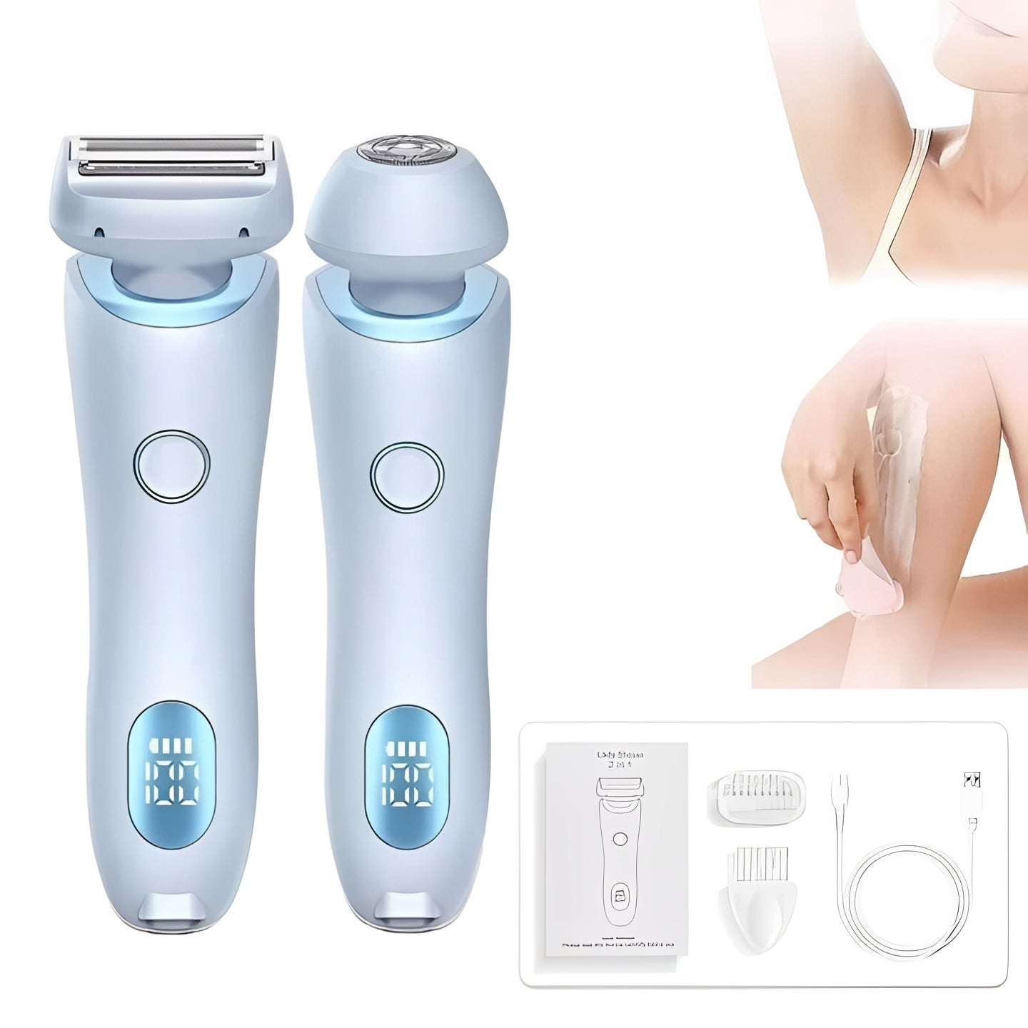Compact Ladies Rechargeable Razor