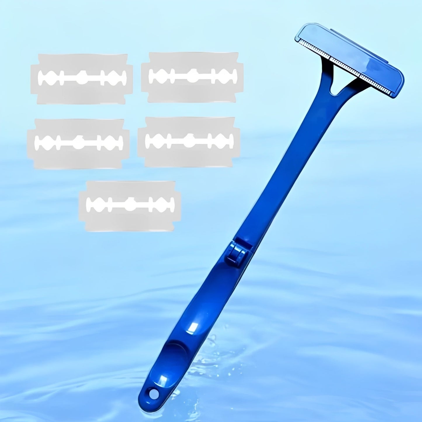 Easy Reach Back Shaver for Men with Long Handle