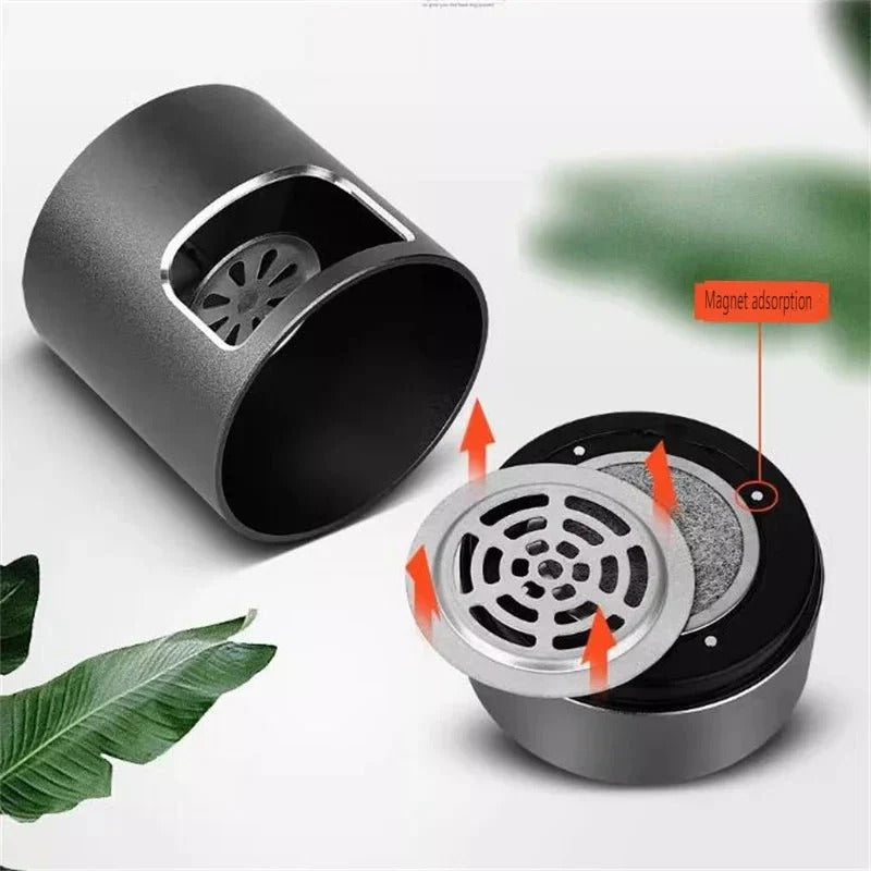 Compact Electronic Smokeless Ashtray with Air Purifier