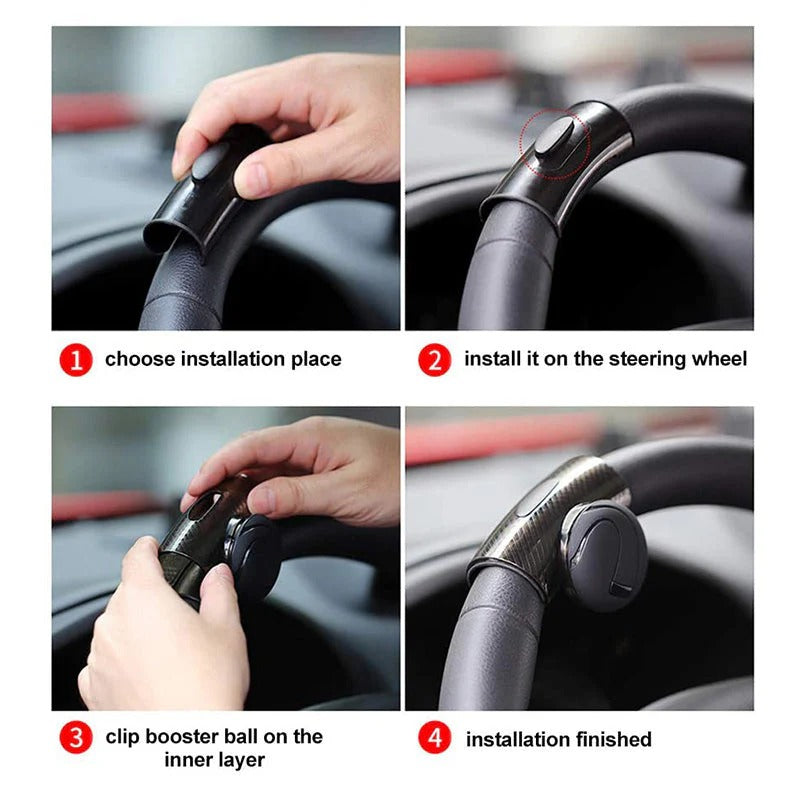 Easy Grip 360 Spin Steering Wheel Knob with Bearing