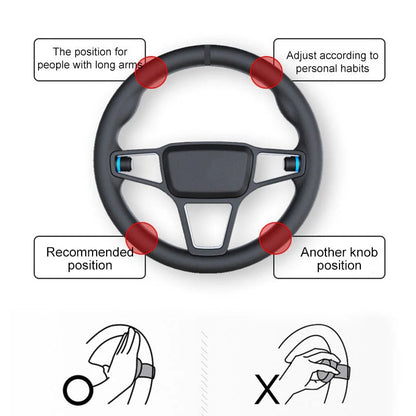 Easy Grip 360 Spin Steering Wheel Knob with Bearing