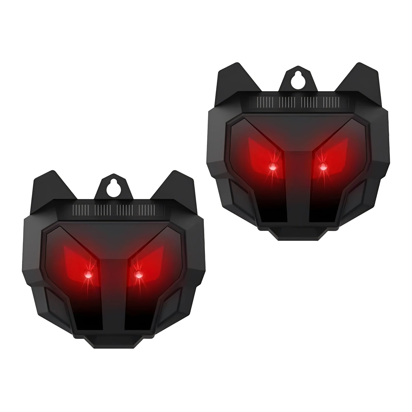 Outdoor Pest Repellent Ultrasonic Solar Device, 2 Pack