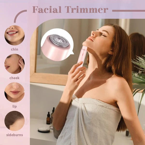 Women's Electric Shaver with Precision Trimmer Attachment