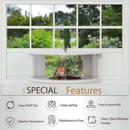 Easy Hang Bird Feeder with Strong Suction Cup