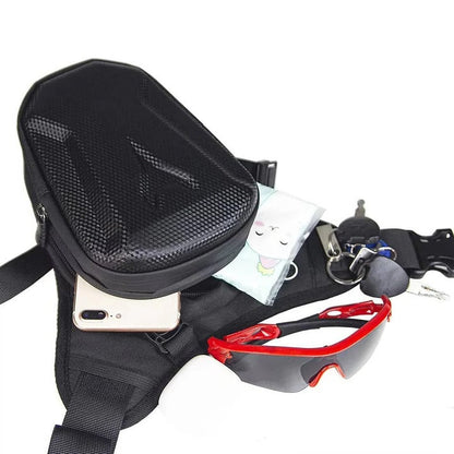 Motorcycle Leg Bag with Adjustable Buckle Strap