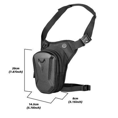 Motorcycle Leg Bag with Adjustable Buckle Strap