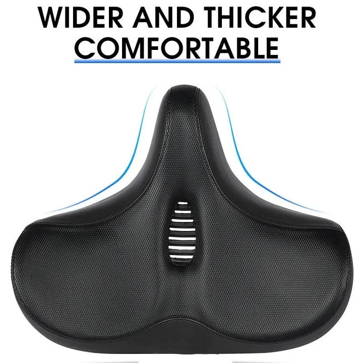Comfortable Cushioned Bike Seat with Back Support