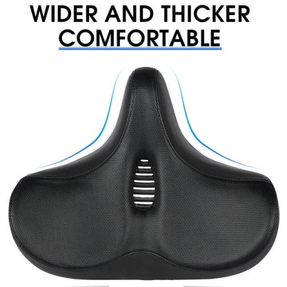 Comfortable Cushioned Bike Seat with Back Support