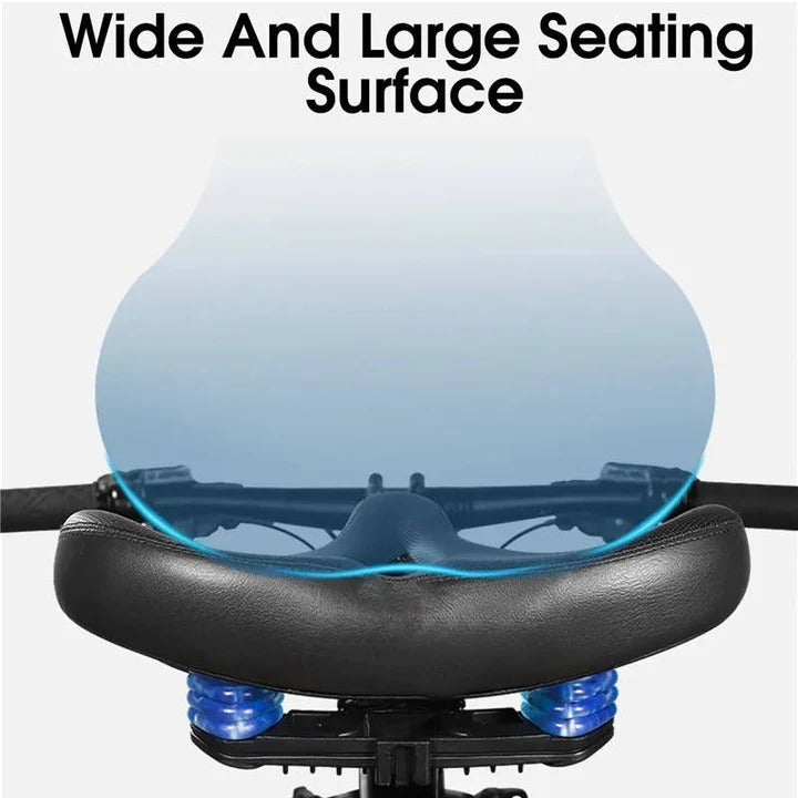 Comfortable Cushioned Bike Seat with Back Support