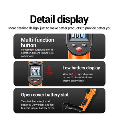 Accurate Digital Non Contact Infrared Thermometer Gun