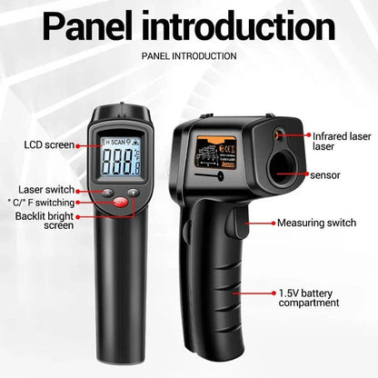 Accurate Digital Non Contact Infrared Thermometer Gun