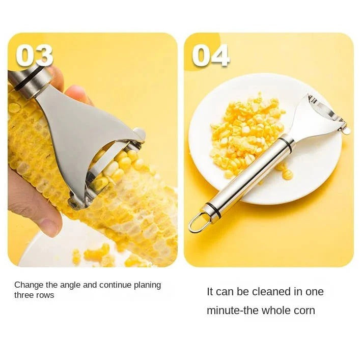 Easy Corn Stripper with Stainless Steel Blade
