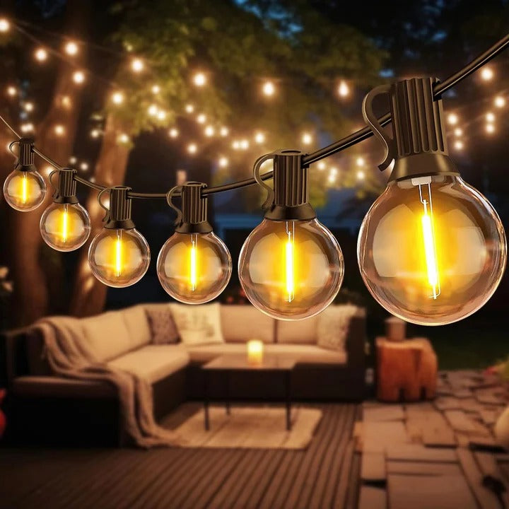 Colorful Solar Patio String Light Decoration
