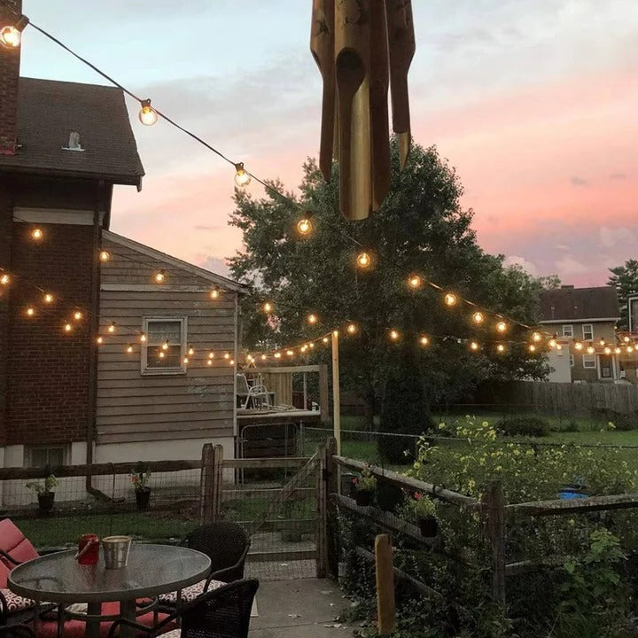 Colorful Solar Patio String Light Decoration