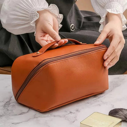 Large Cosmetic Storage Pouch with Many Pockets