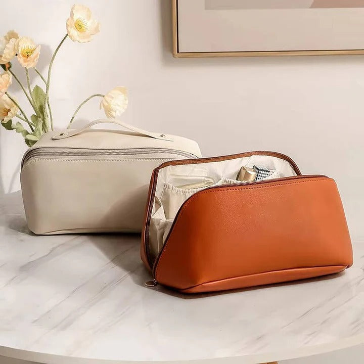 Large Cosmetic Storage Pouch with Many Pockets