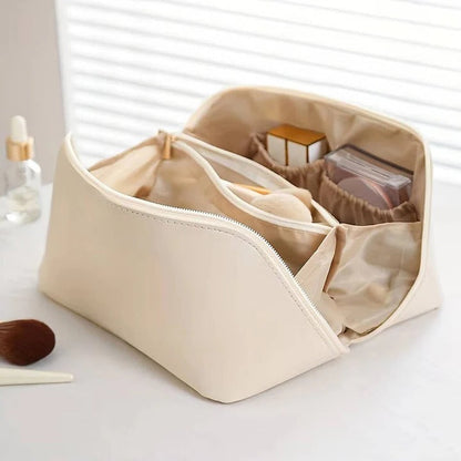 Large Cosmetic Storage Pouch with Many Pockets