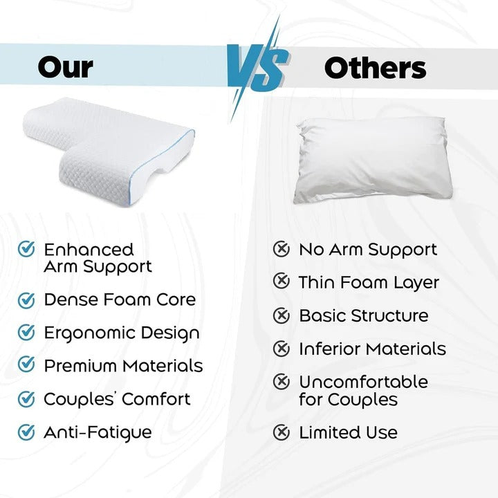 Snuggle Buddy Pillow with Armrest and Back Support