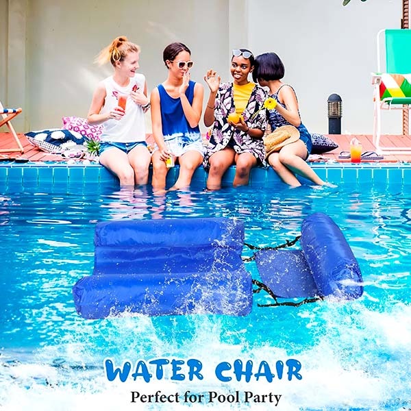Comfortable Pool Float with Back Support and Cup Holder
