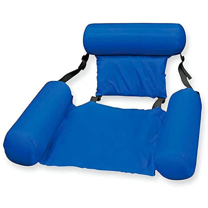 Comfortable Pool Float with Back Support and Cup Holder