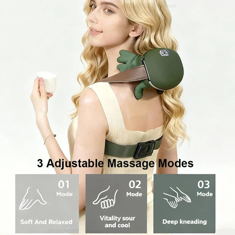 Relaxing Heated Massage Cushion for Neck and Back