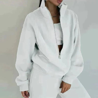 Women's Slim Fit Sports Tracksuit for Gym and Everyday Wear
