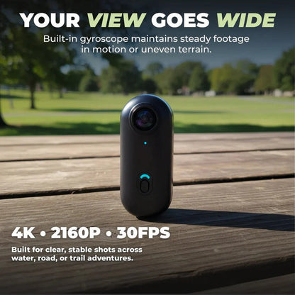 Adventure Capture | 4K Action Camera with Waterproof Design & 128GB Memory | Versatile Mounting for Every Adventure