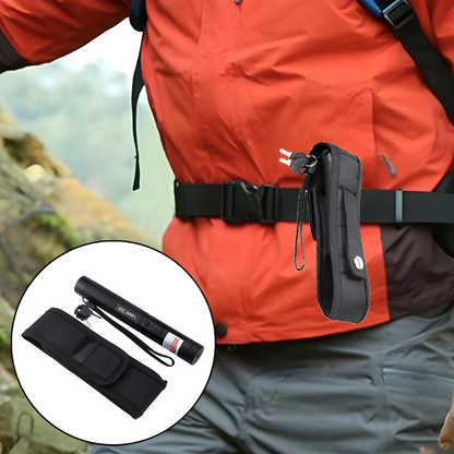 Rechargeable Tactical Laser Pointer with Adjustable Focus Beam for Presentations, Stargazing & Outdoor Use | USB Powered Long Distance