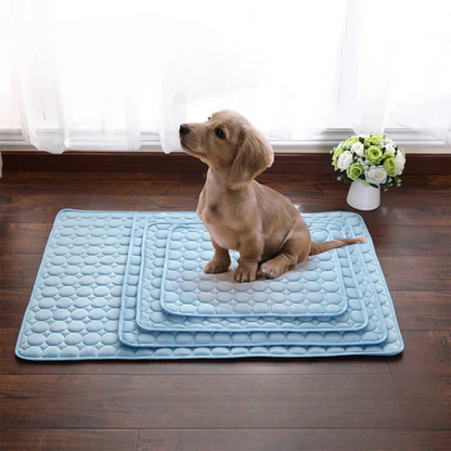 Pet Comfort | Cooling Dog Mat with Pressure-Activated Gel | Lightweight Design for Summer Relief