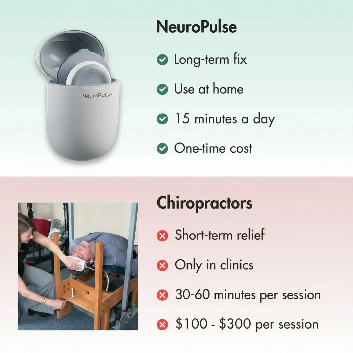 16-Level Wireless Muscle Stimulator & TENS Device for Back and Neck Relief