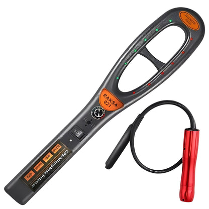 Compact RF Spy Detector with Audio, LED, and Vibe Alerts - Ortekor