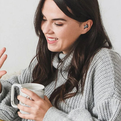 Compact Bluetooth Earbuds with Mic and Charger Case