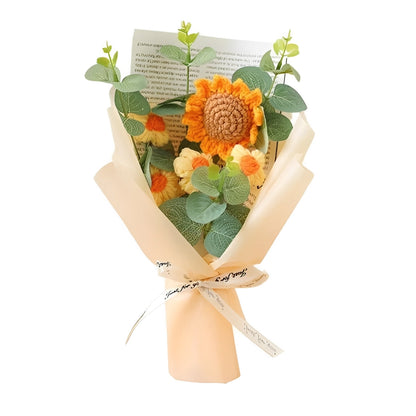 Beautiful Floral Crochet Flower Gift Arrangement