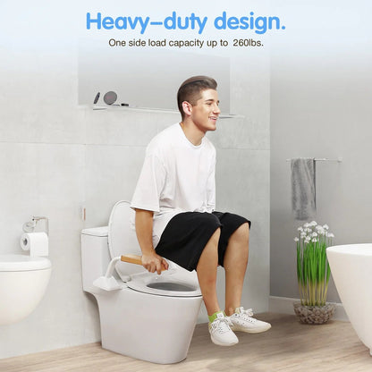 Sturdy Bathroom Grab Bar with Support Handles