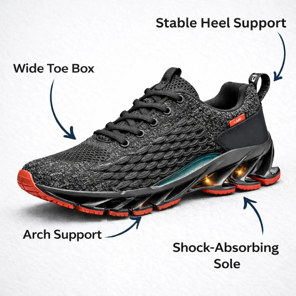 Comfortable Mens Running Shoes with Arch Support