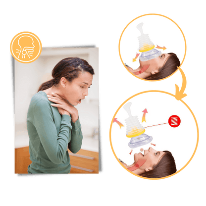 Emergency Airway Clearing Tool for Choking Relief at Home & On the Go