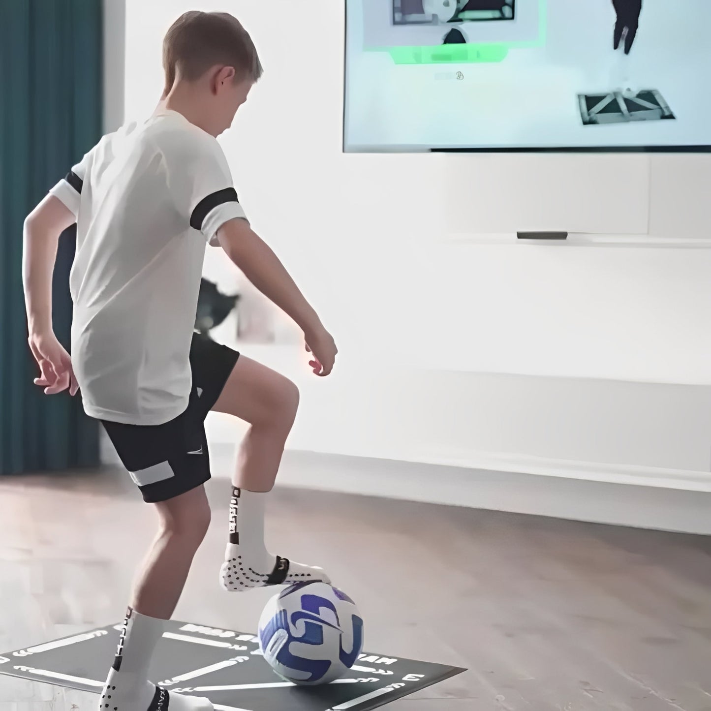 Pro Soccer Practice Mat with Online Coaching Videos