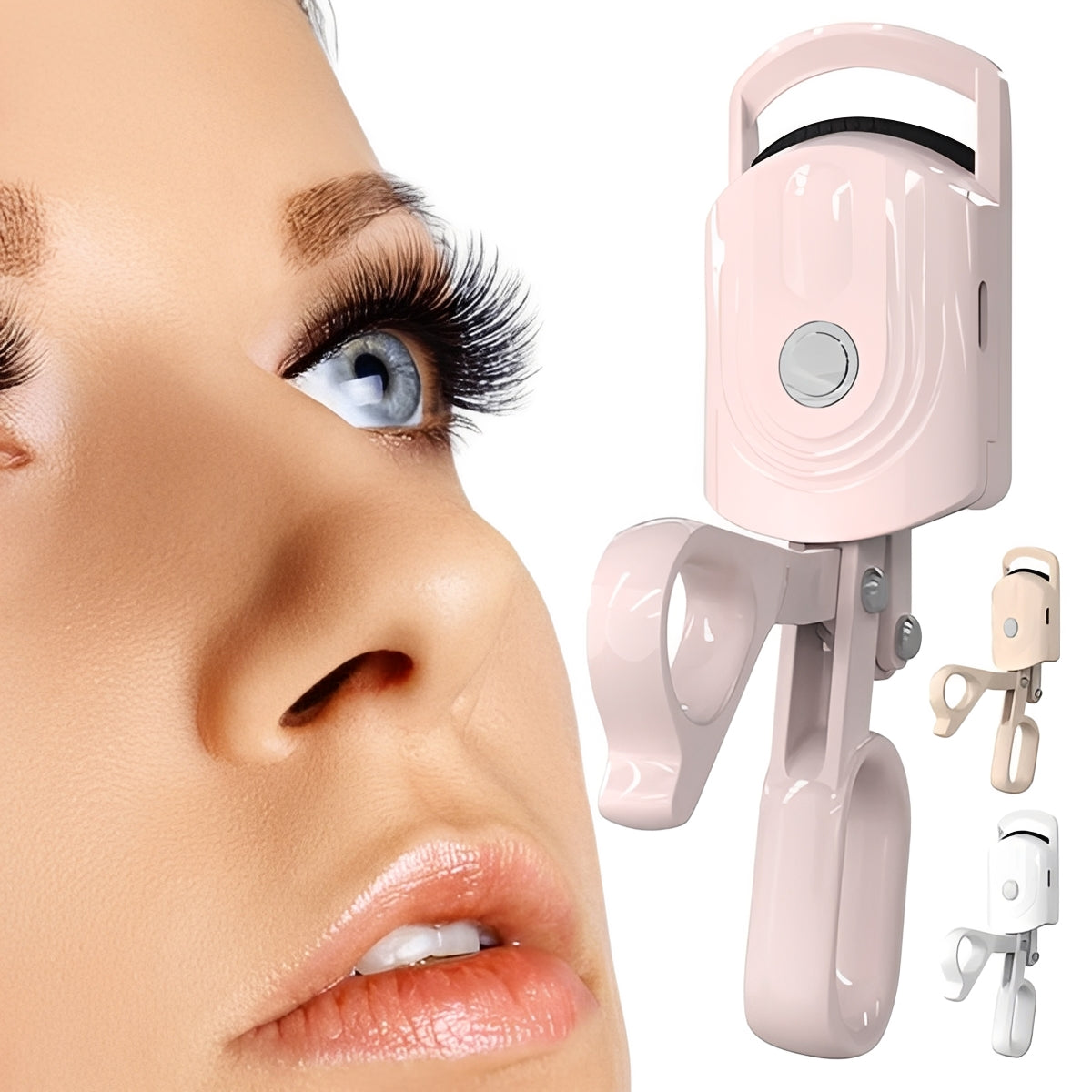 Portable Warm Eye Lash Curler for Easy Makeup