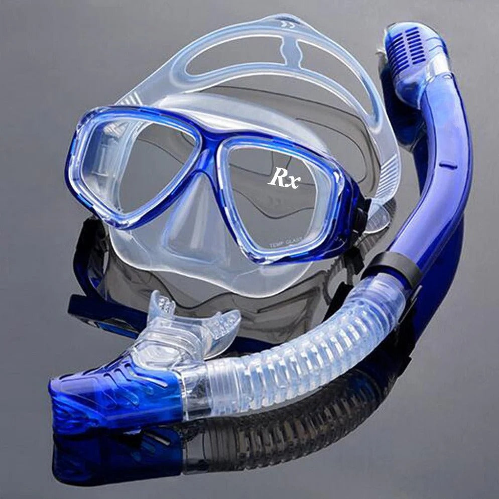 Durable Dive Mask with Flexible Rubber Strap